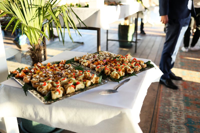 Corporate catering event by Dewey's pizza in United States