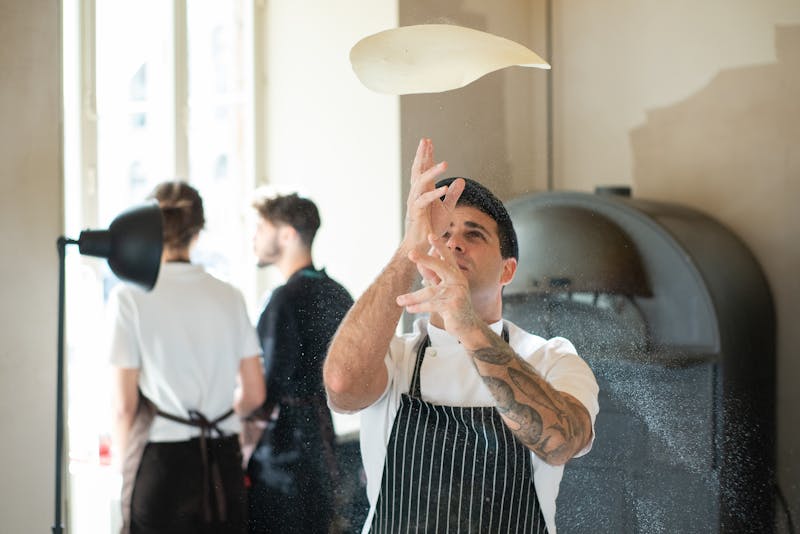 Artisan flatbread pizza from Dewey's pizza menu